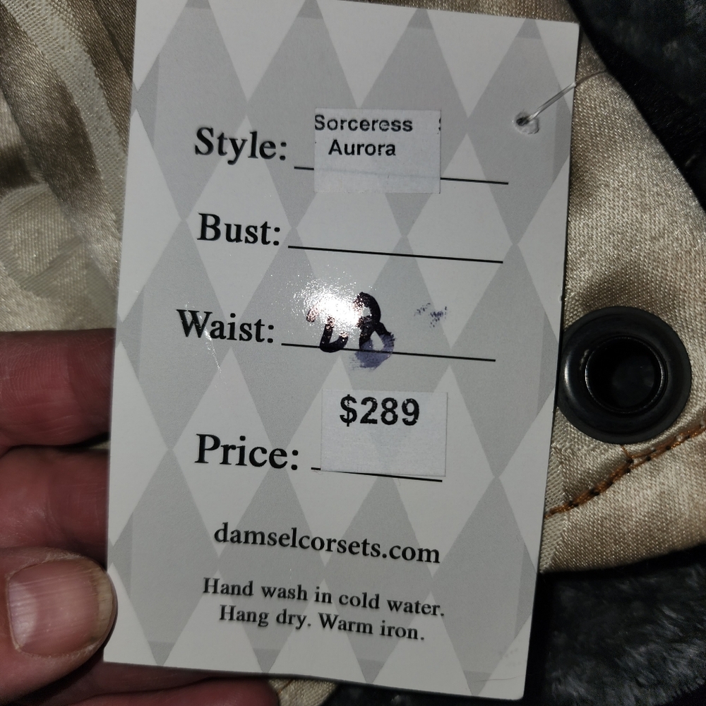 Gothic Corset Dress with Lace-Up Front - Picture 5 of 5